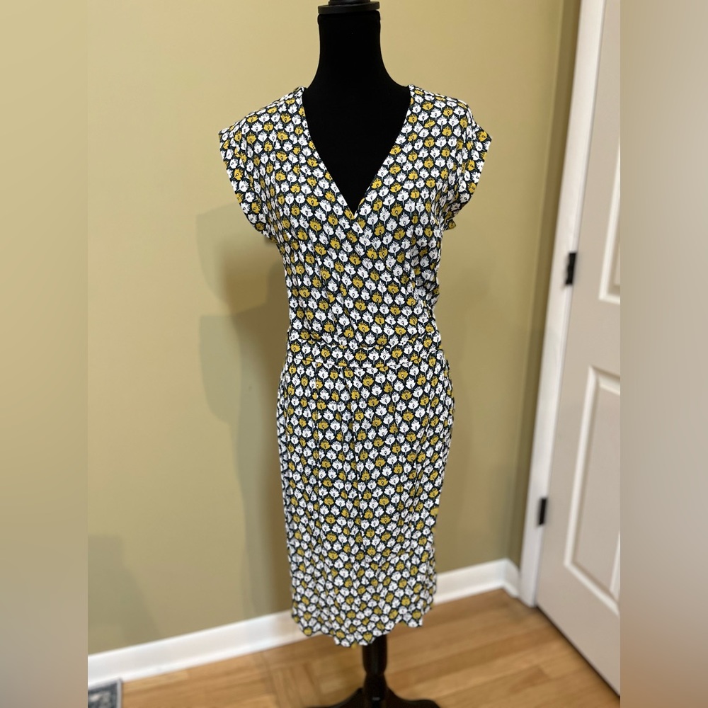 H&M Women’s Faux Wrap Dress Size 14 + NEW +